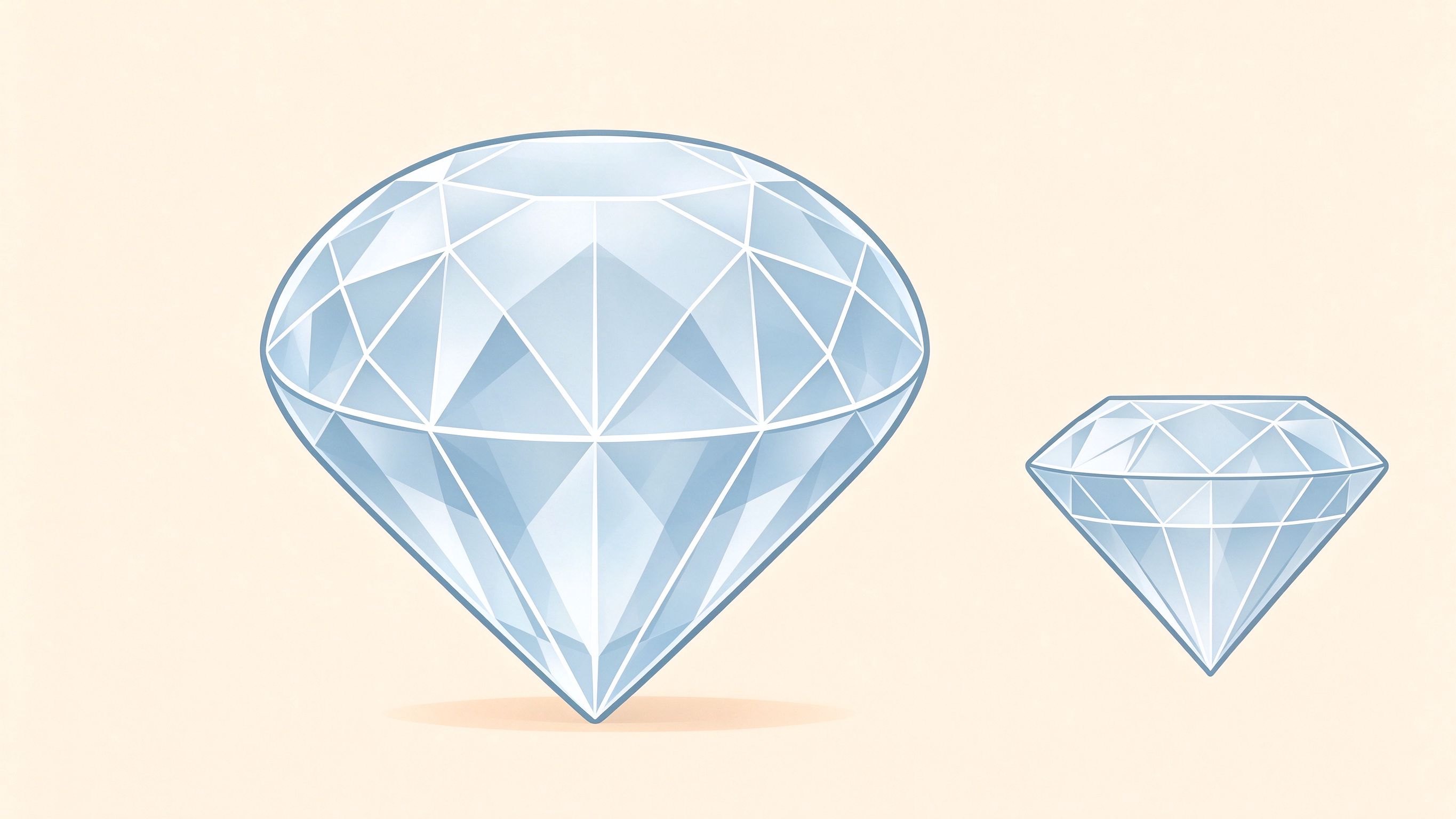 Brilliant cut facets annotated picture vocabulary with labeled objects