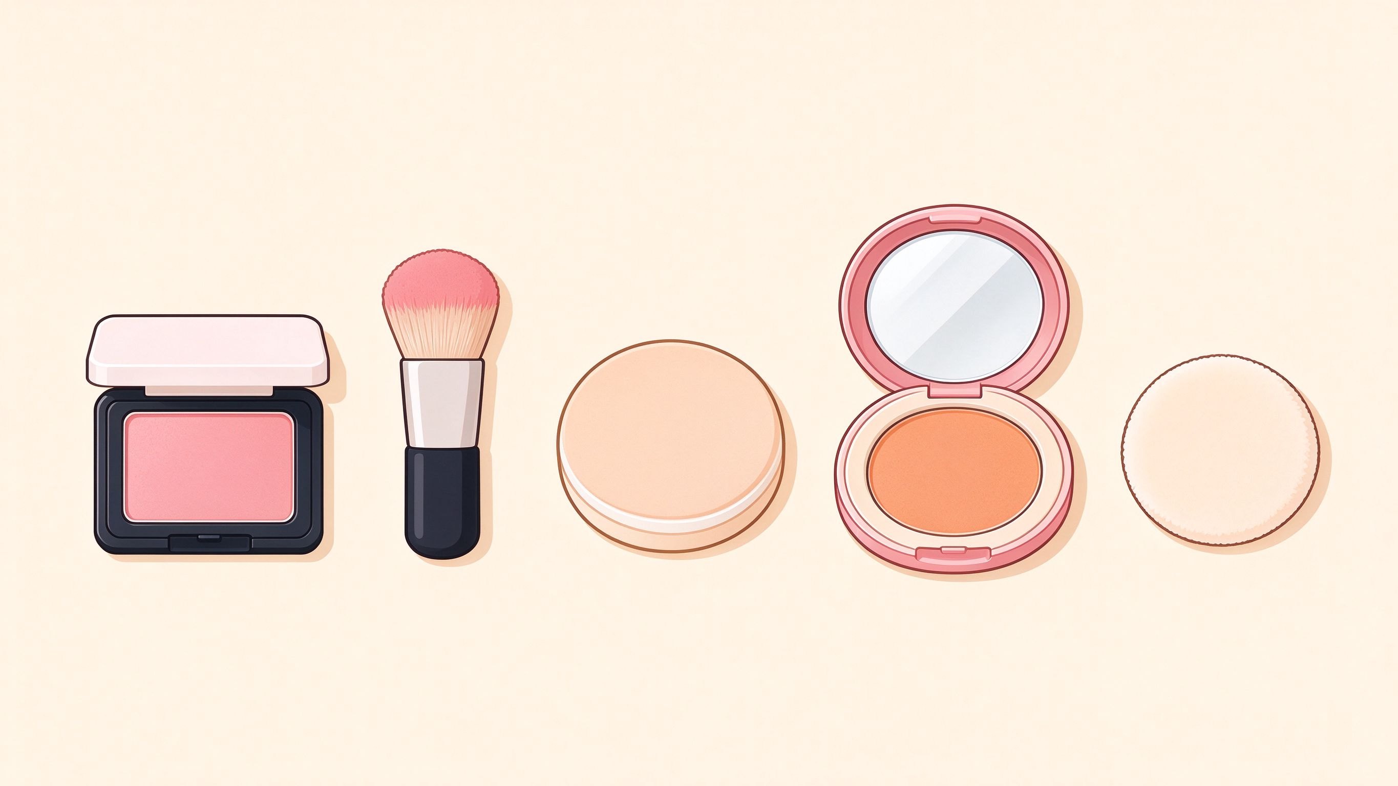 Face makeup annotated picture vocabulary with labeled objects