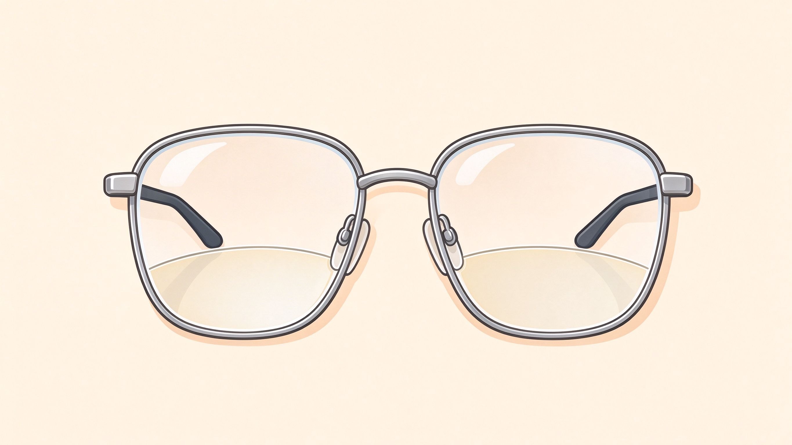 Eyeglass frames annotated picture vocabulary with labeled objects