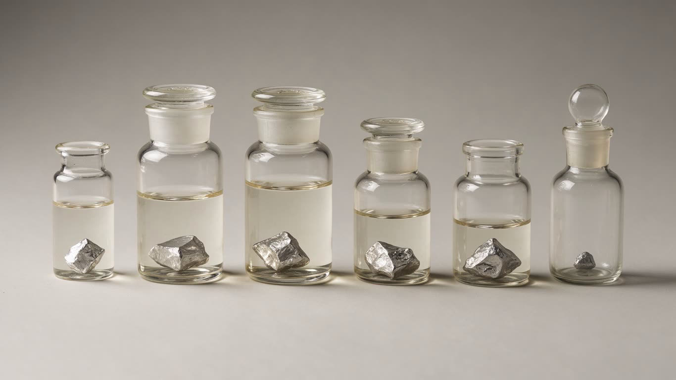 Alkali metals annotated picture vocabulary with labeled objects
