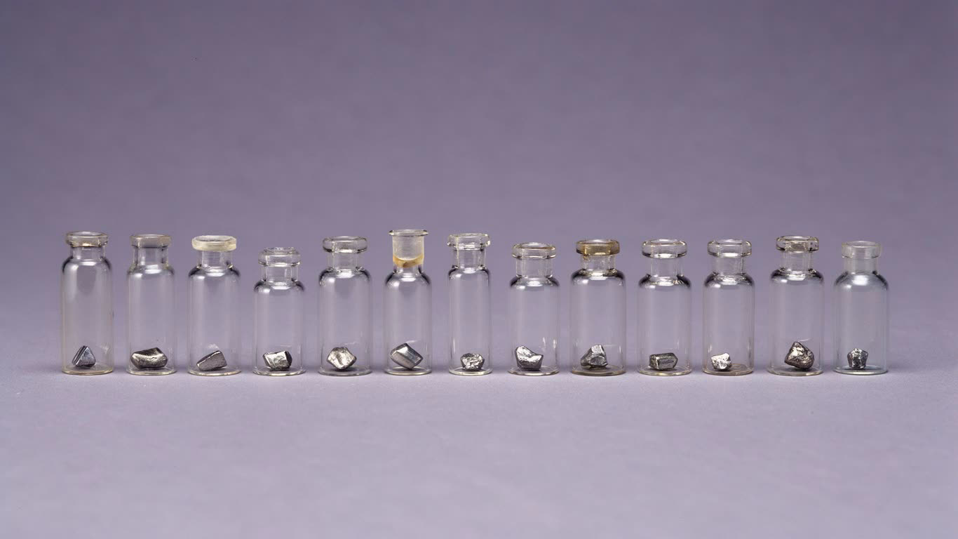 Lanthanide rare earths annotated picture vocabulary with labeled objects