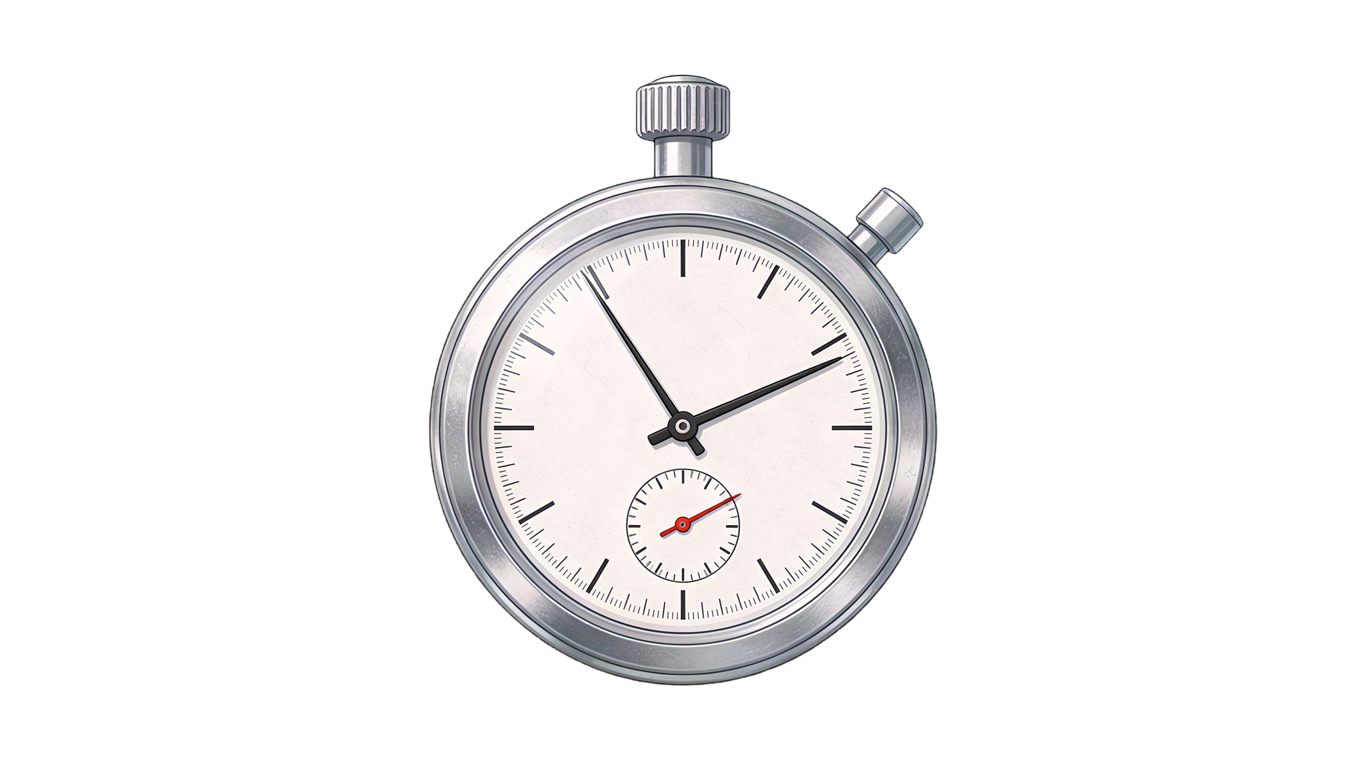 Stopwatch annotated picture vocabulary with labeled objects