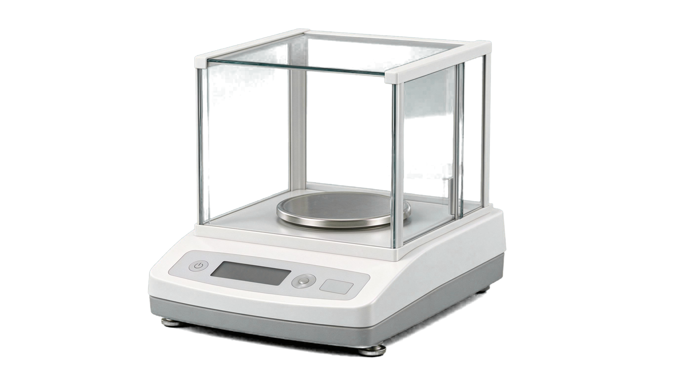 Analytical balance annotated picture vocabulary with labeled objects