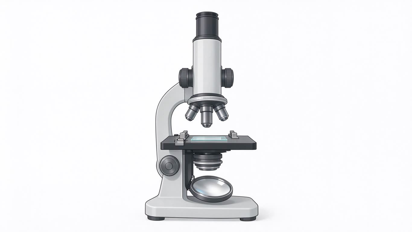 Microscope annotated picture vocabulary with labeled objects