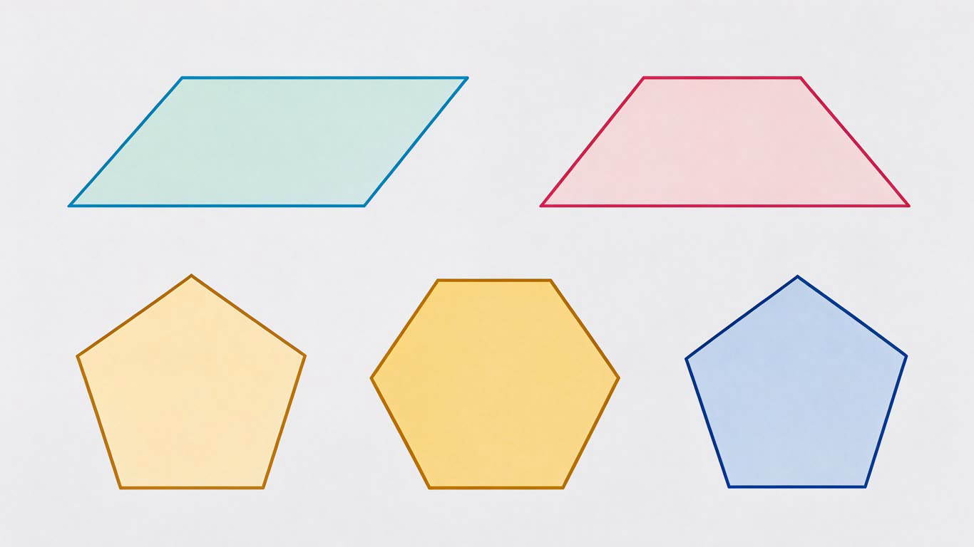 Polygons (part two) annotated picture vocabulary with labeled objects