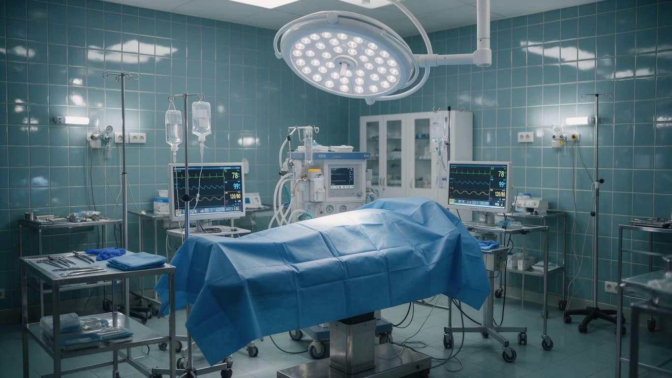 Operating room annotated picture vocabulary with labeled objects