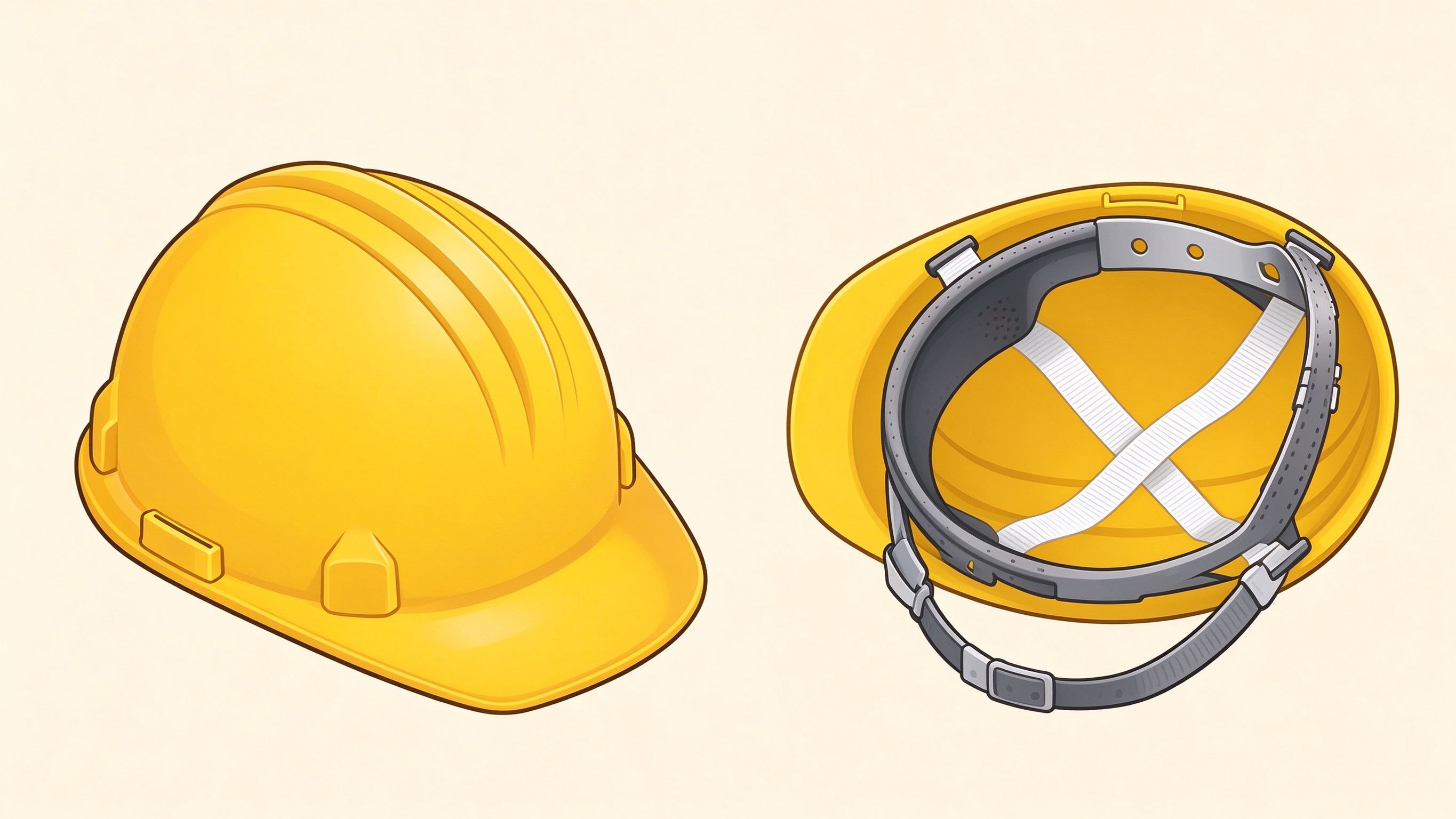 Hard hat annotated picture vocabulary with labeled objects