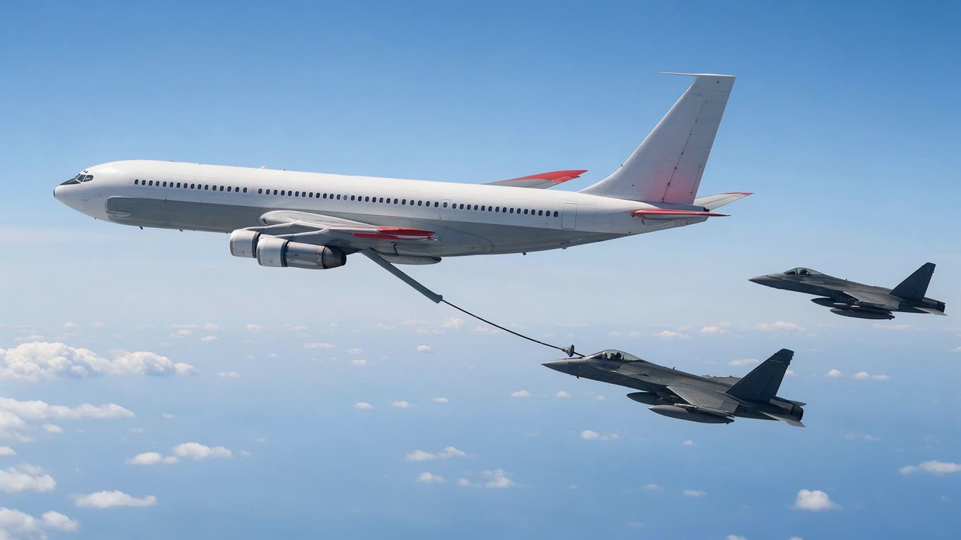 Aerial refueling annotated picture vocabulary with labeled objects
