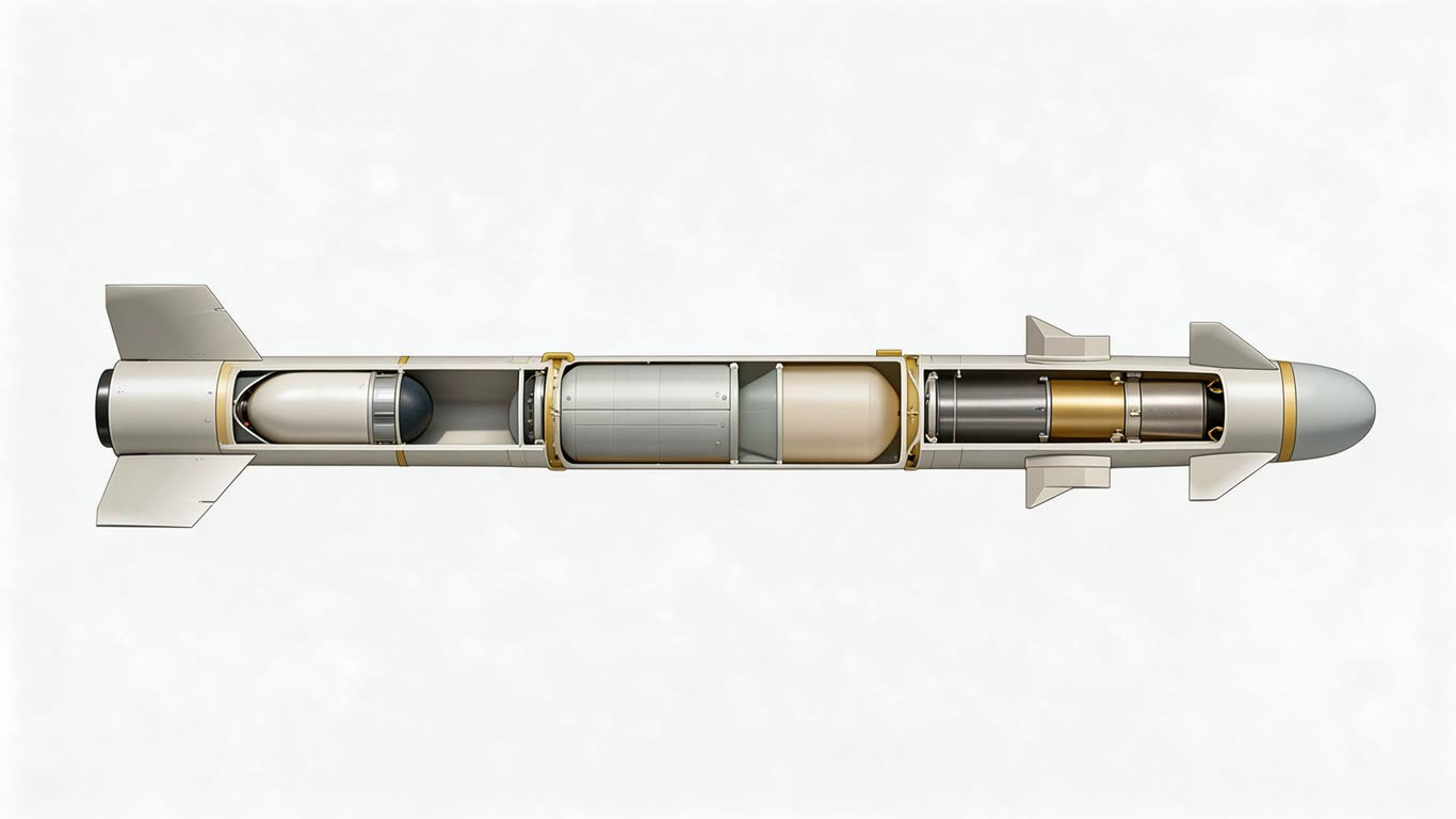 Missile structure annotated picture vocabulary with labeled objects