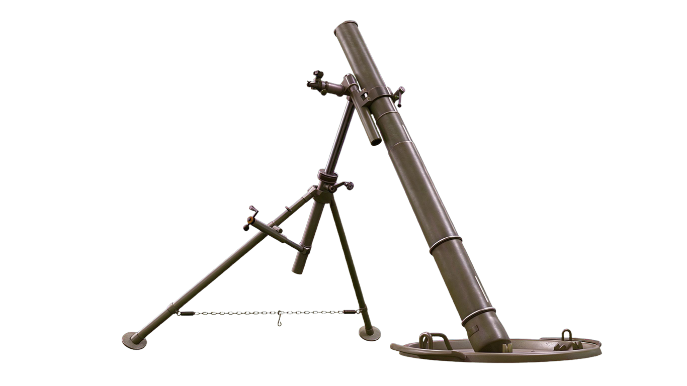 Modern mortar annotated picture vocabulary with labeled objects