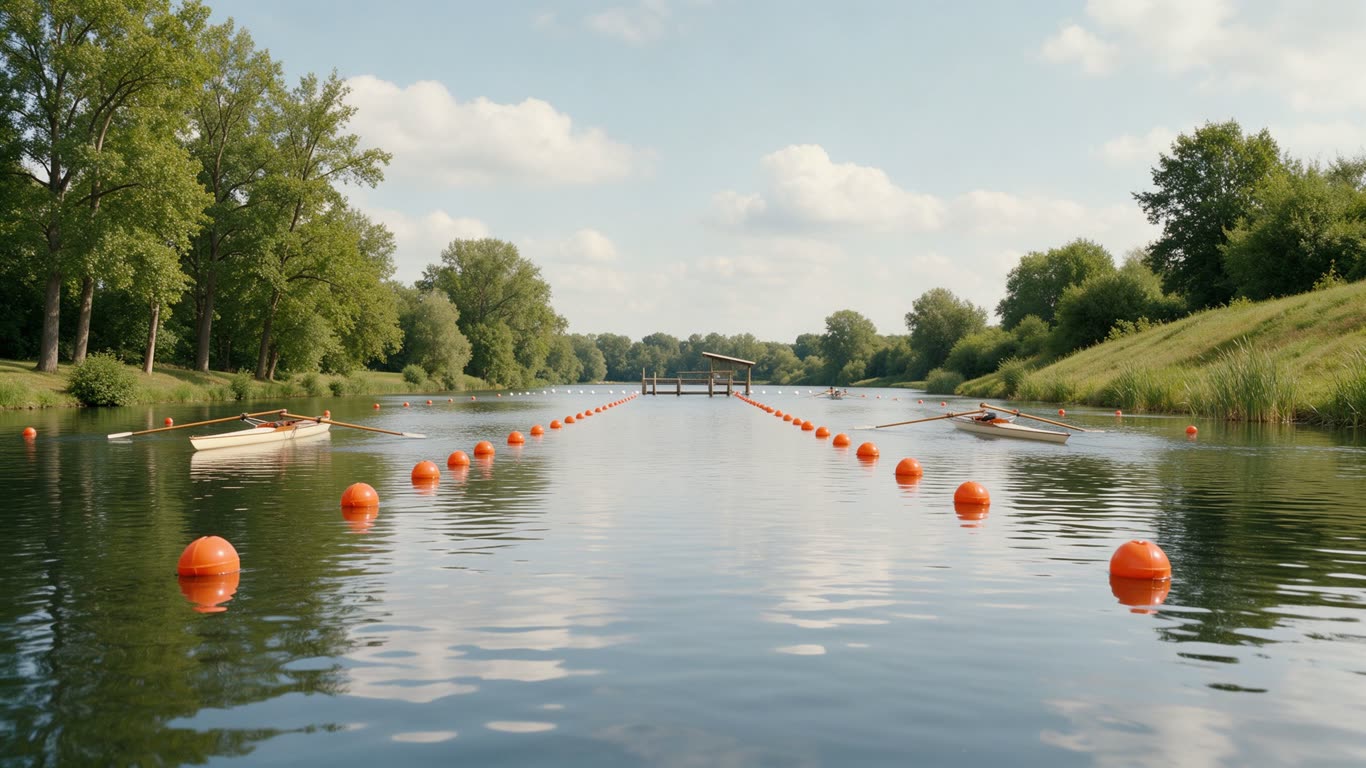 Rowing course annotated picture vocabulary with labeled objects