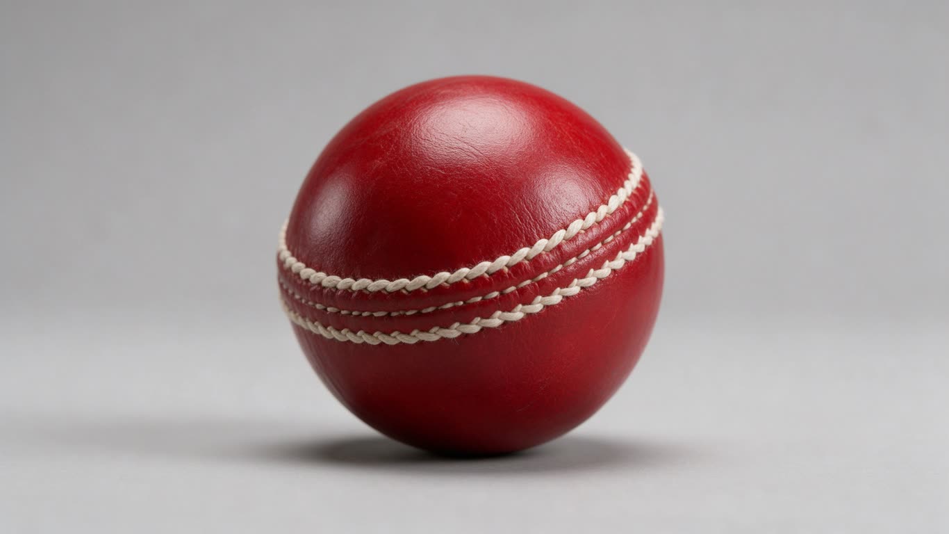 Cricket ball annotated picture vocabulary with labeled objects