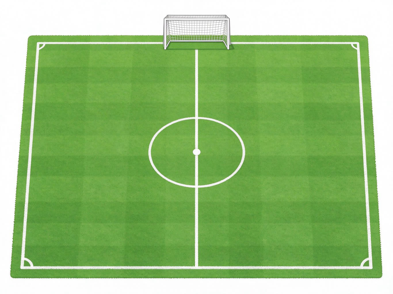 Soccer field annotated picture vocabulary with labeled objects
