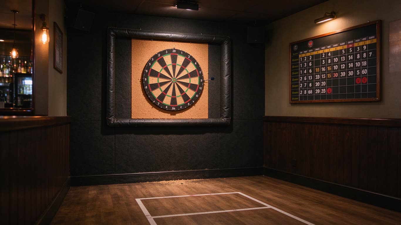 Dart throw line annotated picture vocabulary with labeled objects