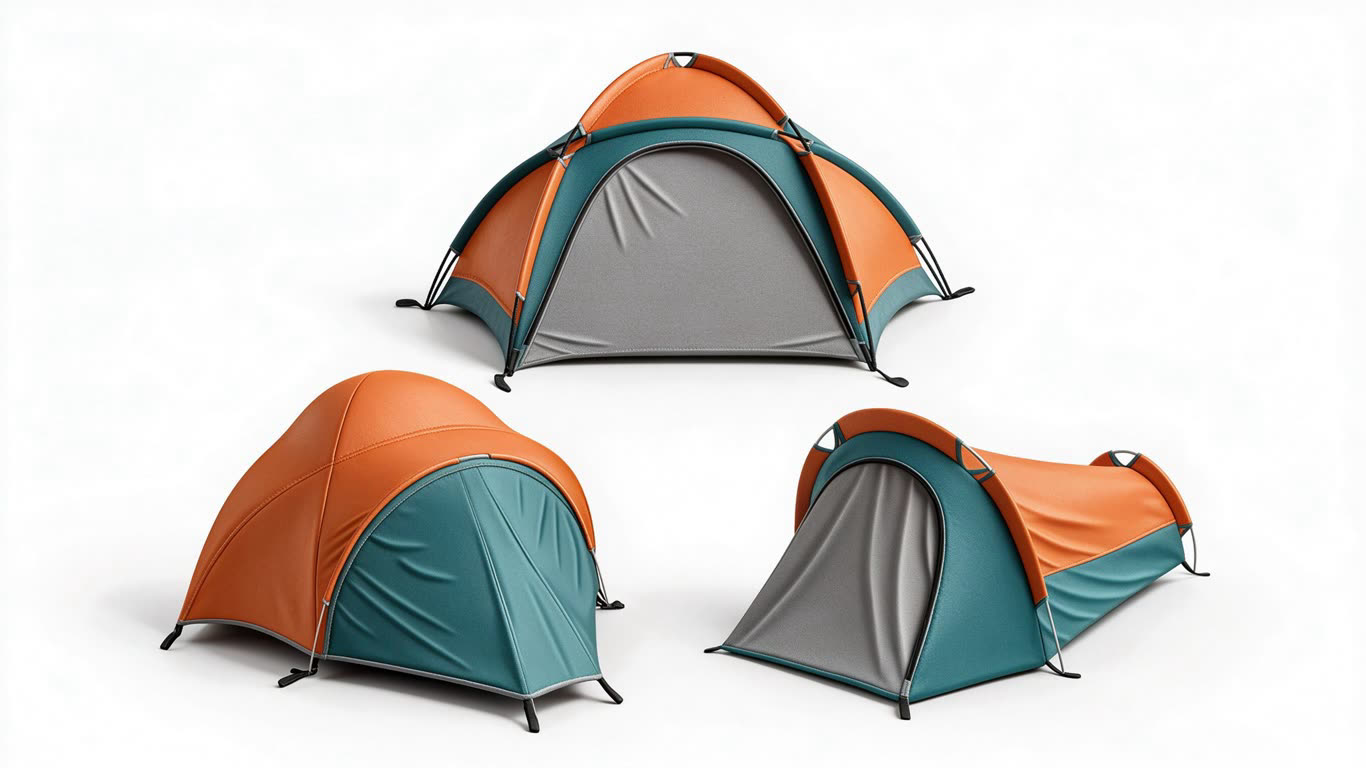 Tent example annotated picture vocabulary with labeled objects