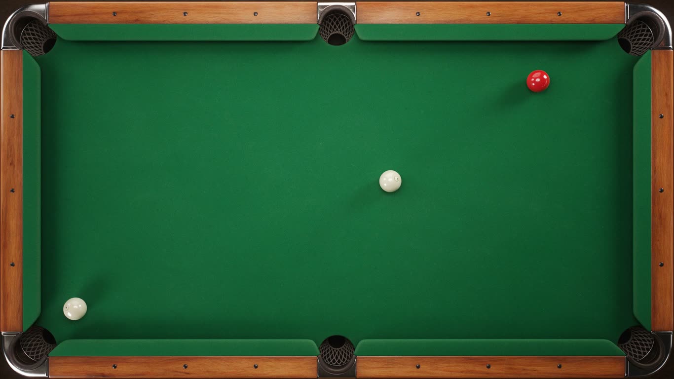 English billiards annotated picture vocabulary with labeled objects