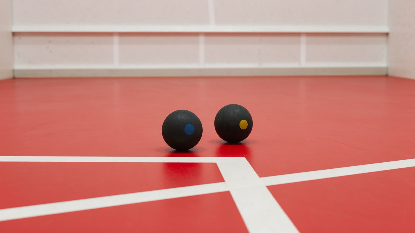 Squash ball annotated picture vocabulary with labeled objects
