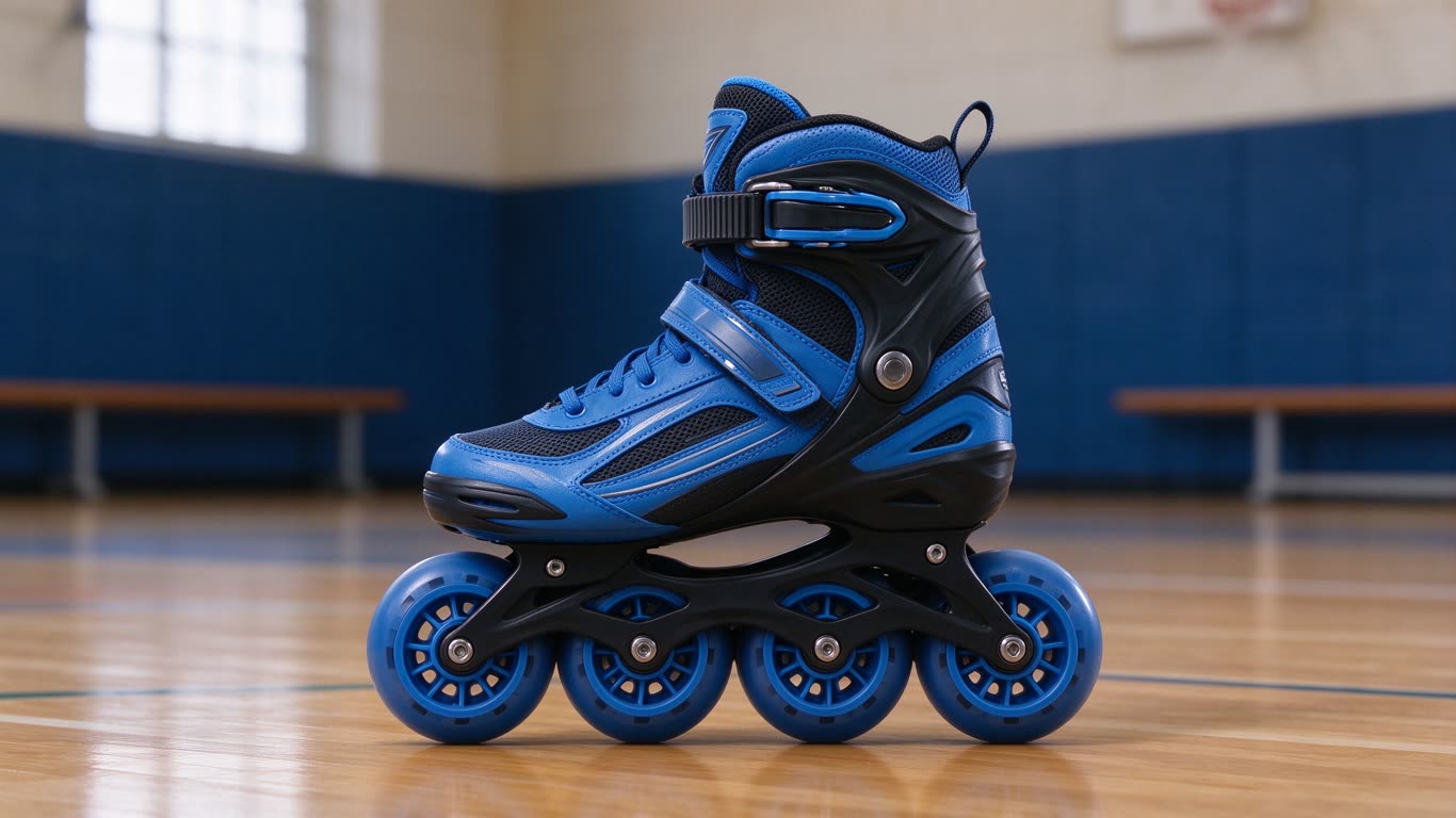 Inline skates annotated picture vocabulary with labeled objects