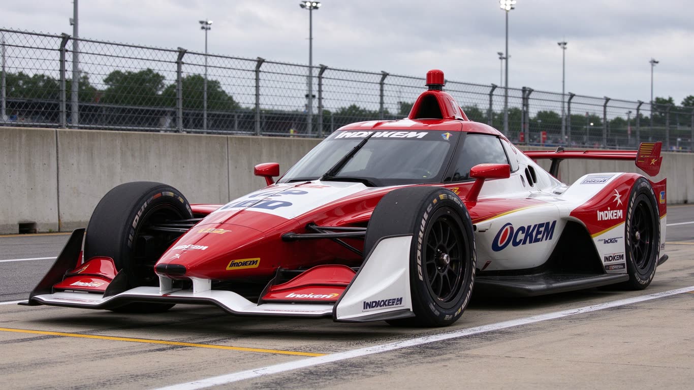 Indy car annotated picture vocabulary with labeled objects