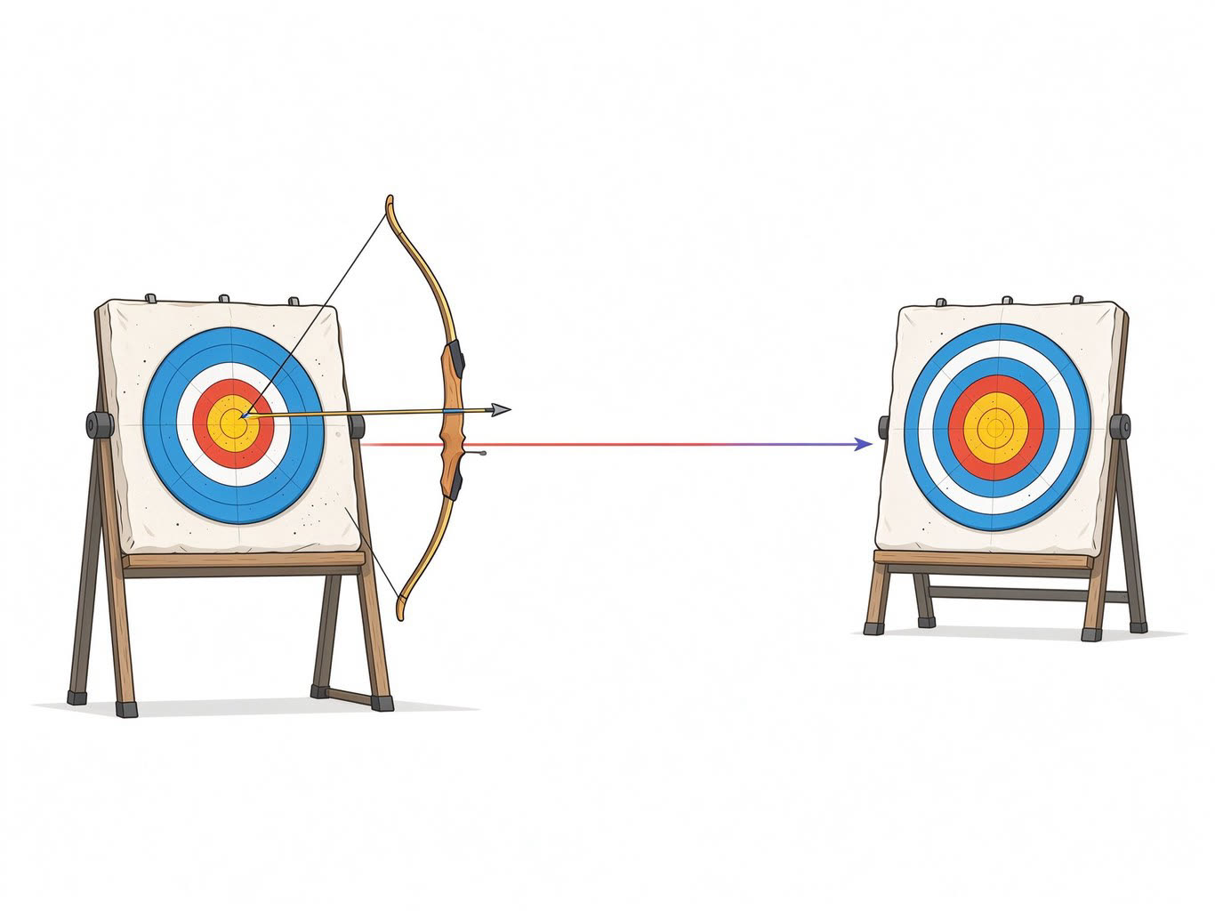 Shooting range annotated picture vocabulary with labeled objects