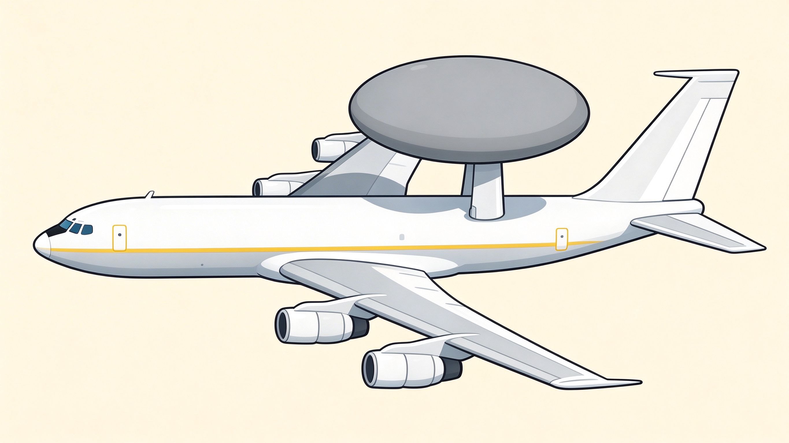 Radar aircraft annotated picture vocabulary with labeled objects