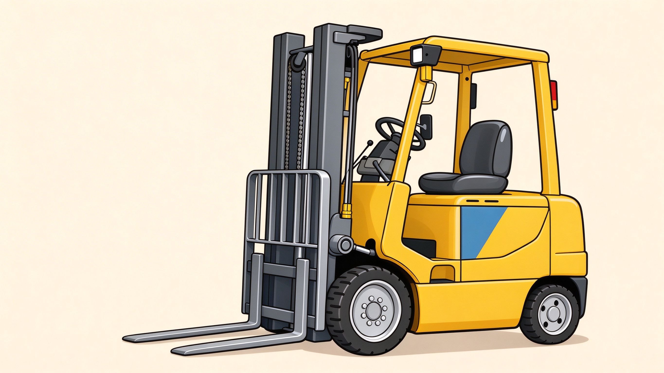 Forklift annotated picture vocabulary with labeled objects