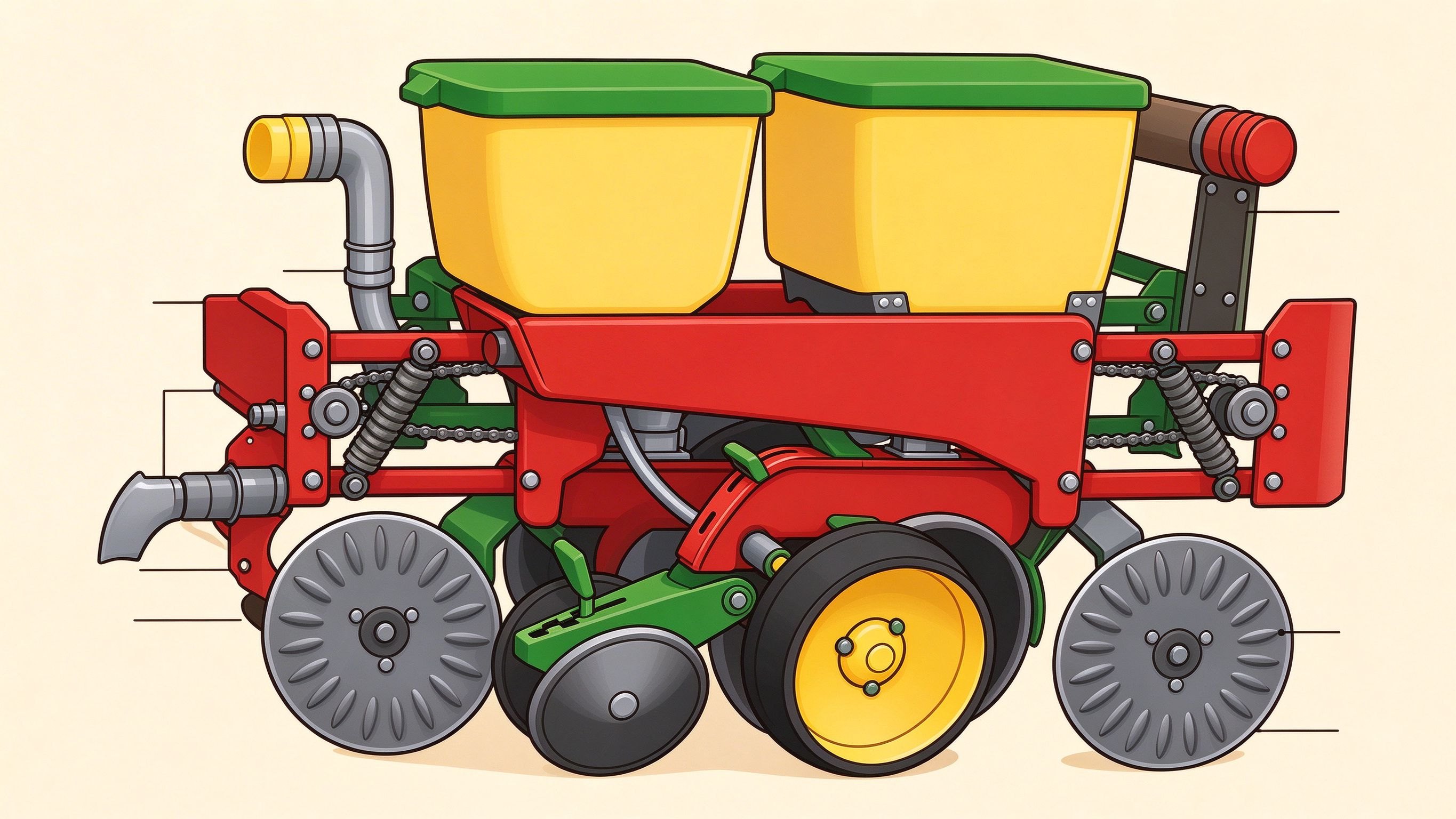 Seed drill annotated picture vocabulary with labeled objects