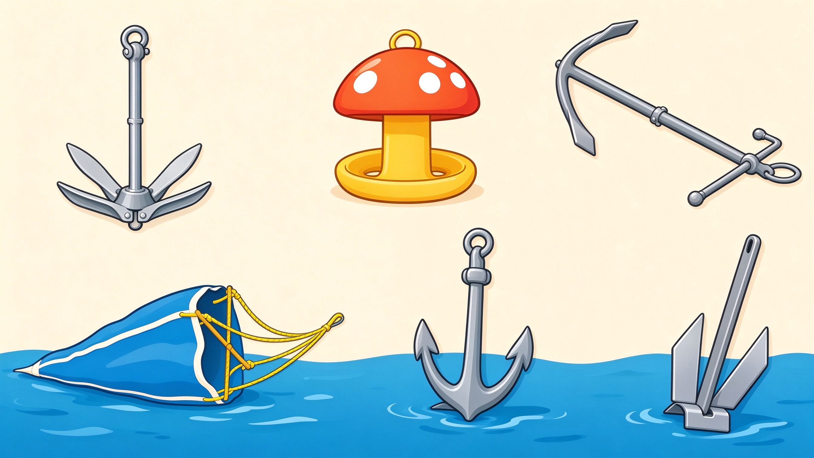 Anchor types annotated picture vocabulary with labeled objects