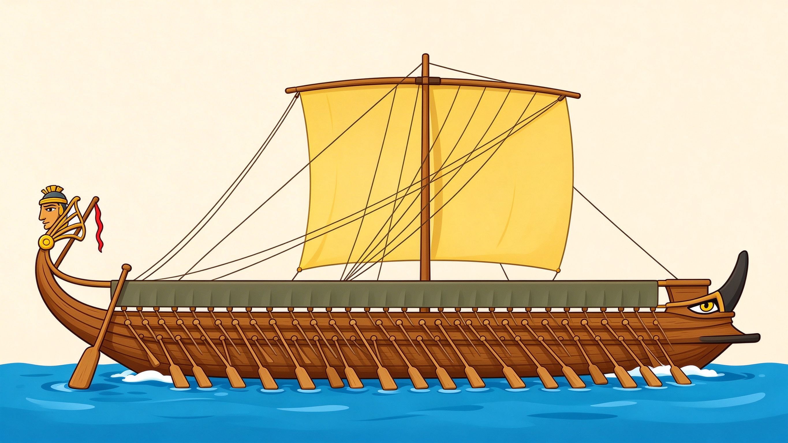 Trireme annotated picture vocabulary with labeled objects