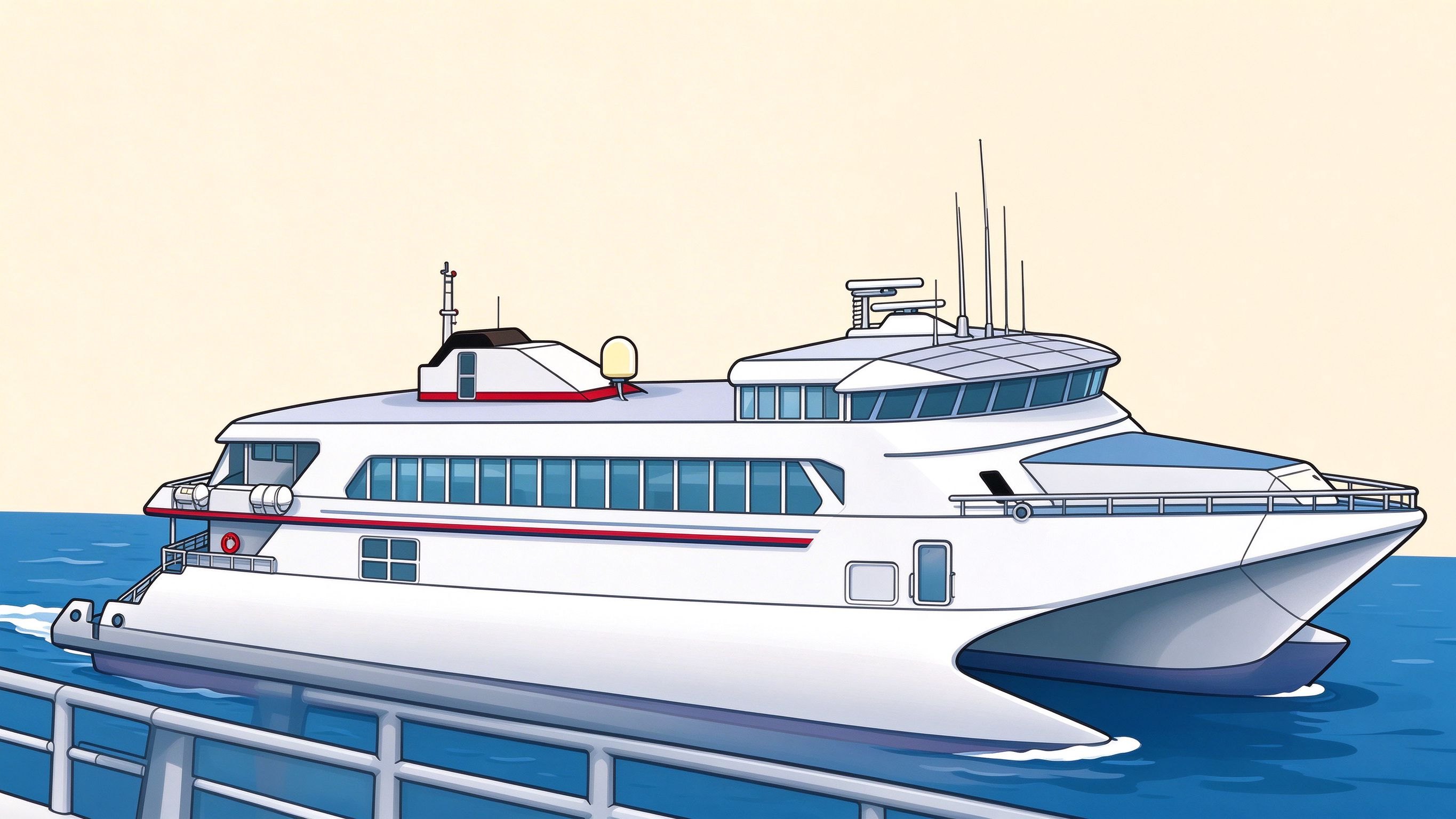 Ferry annotated picture vocabulary with labeled objects