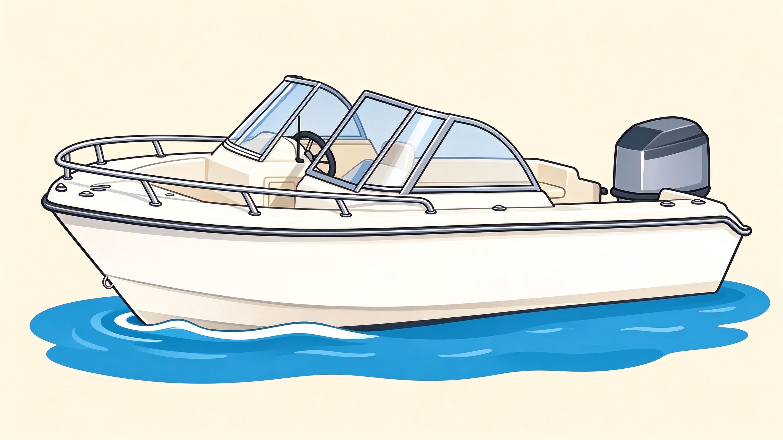 Dinghy annotated picture vocabulary with labeled objects