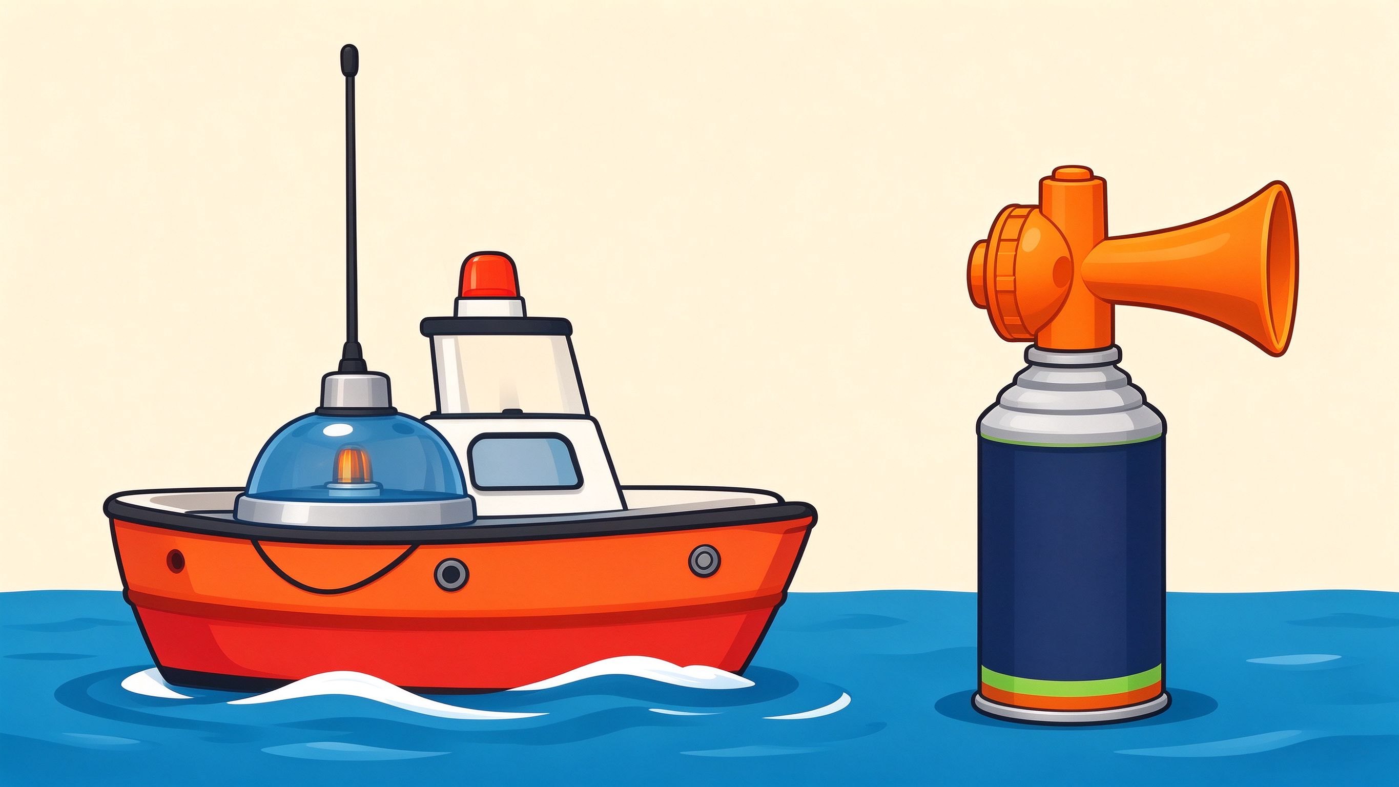 Life-saving equipment annotated picture vocabulary with labeled objects