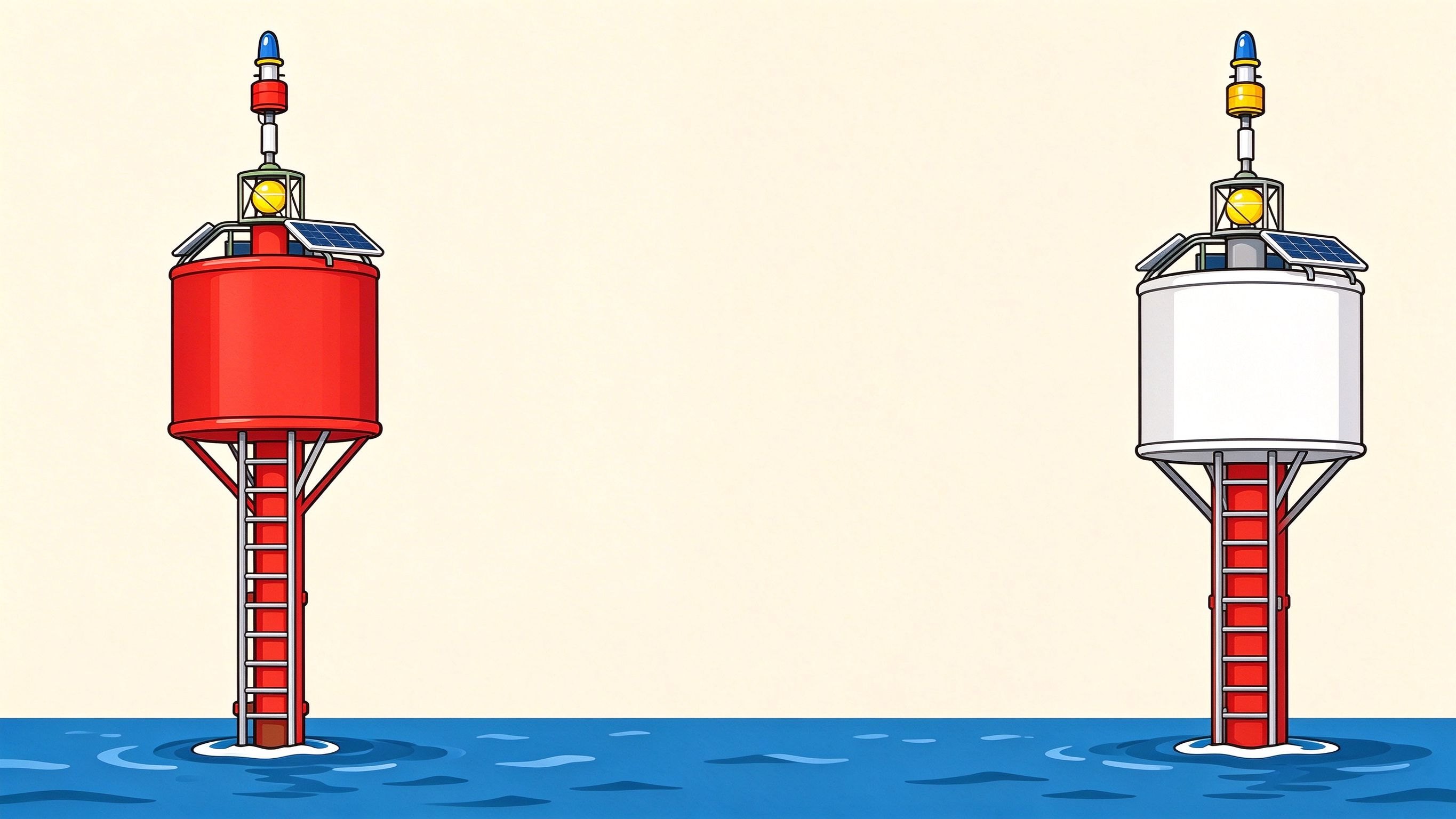 High focal plane buoy annotated picture vocabulary with labeled objects