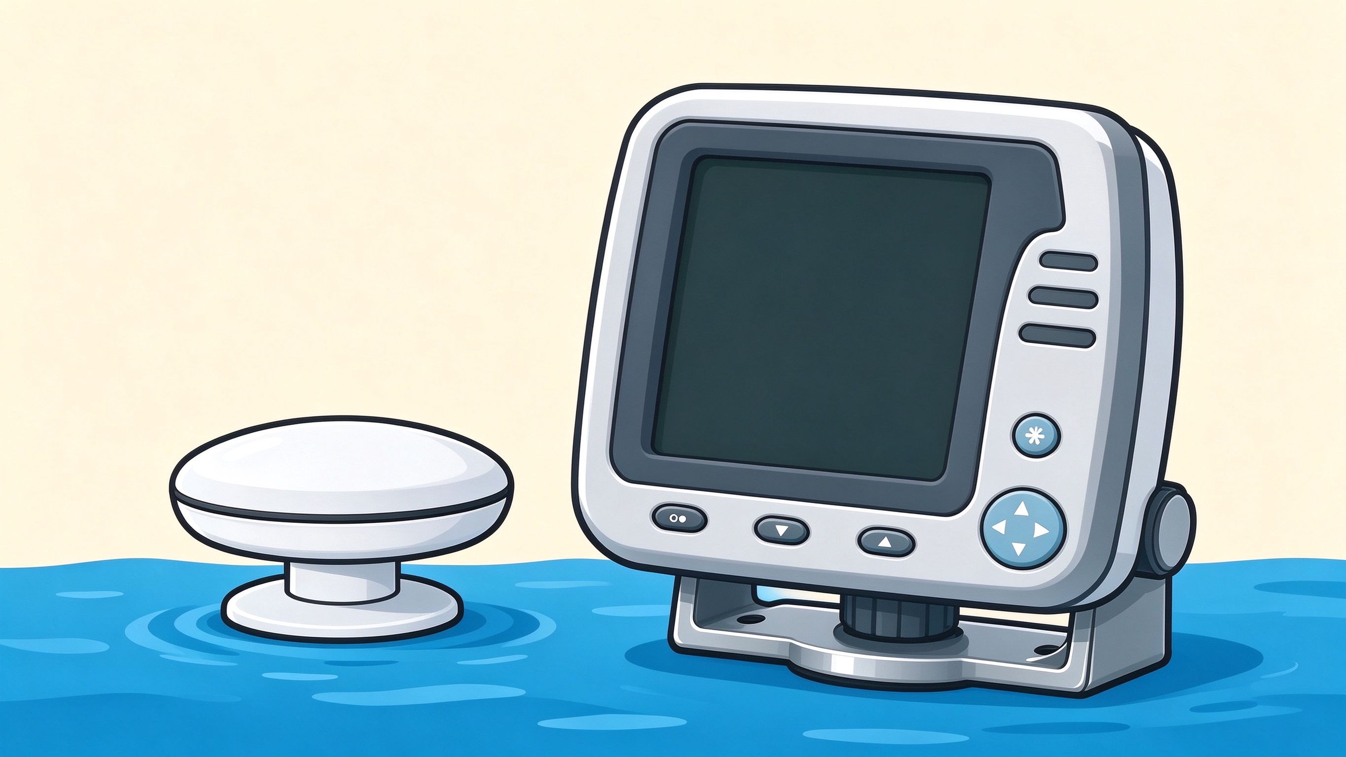 Satellite navigation system annotated picture vocabulary with labeled objects