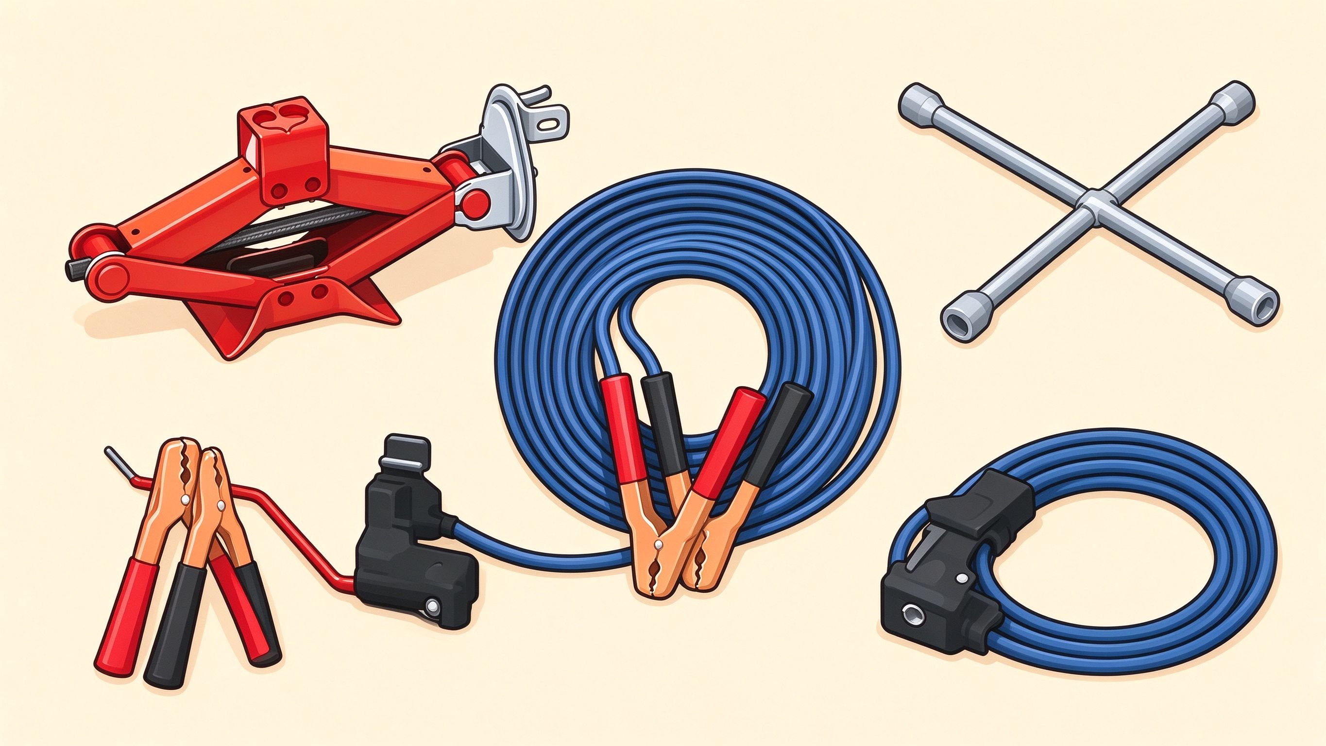 Car parts annotated picture vocabulary with labeled objects