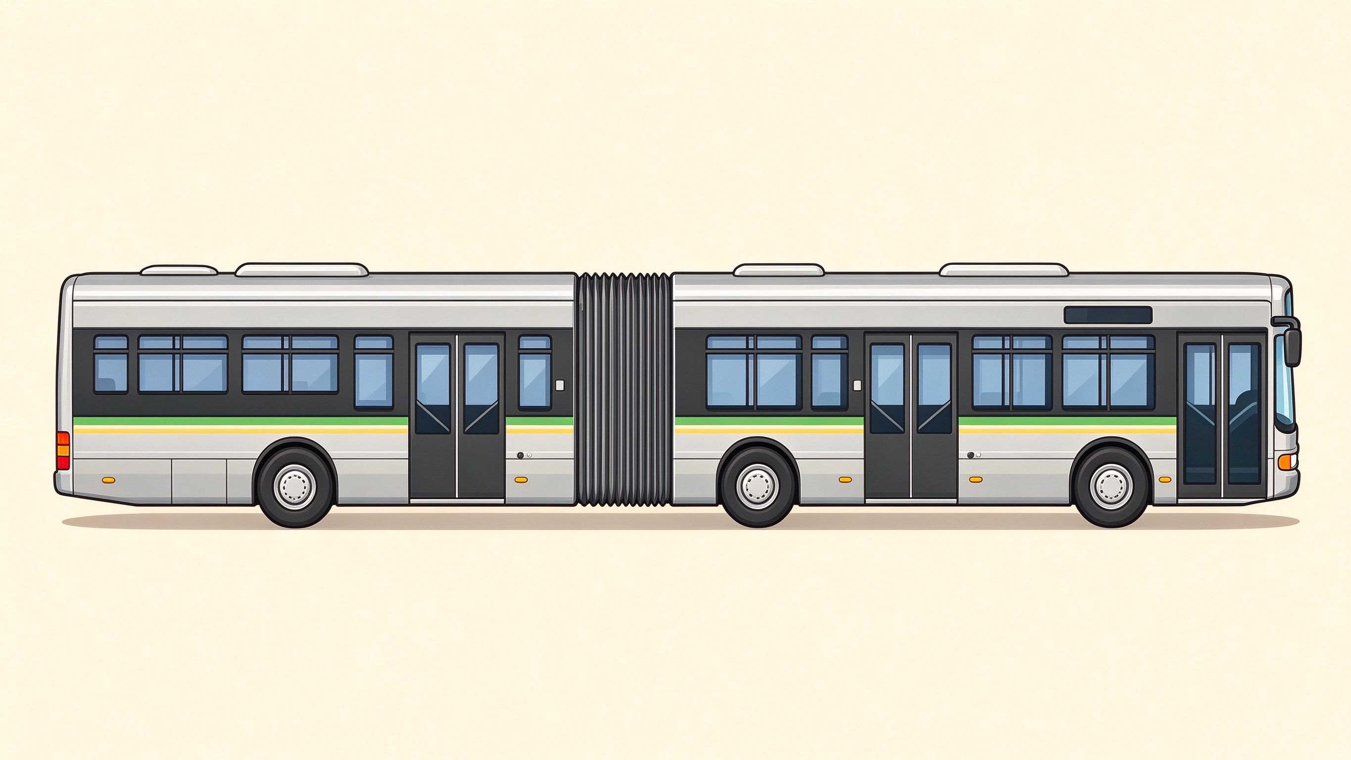 Articulated bus annotated picture vocabulary with labeled objects