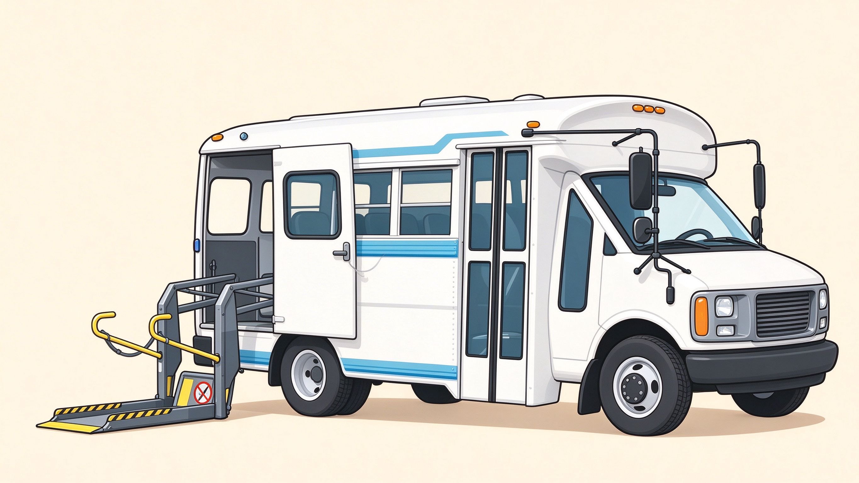 Minibus annotated picture vocabulary with labeled objects