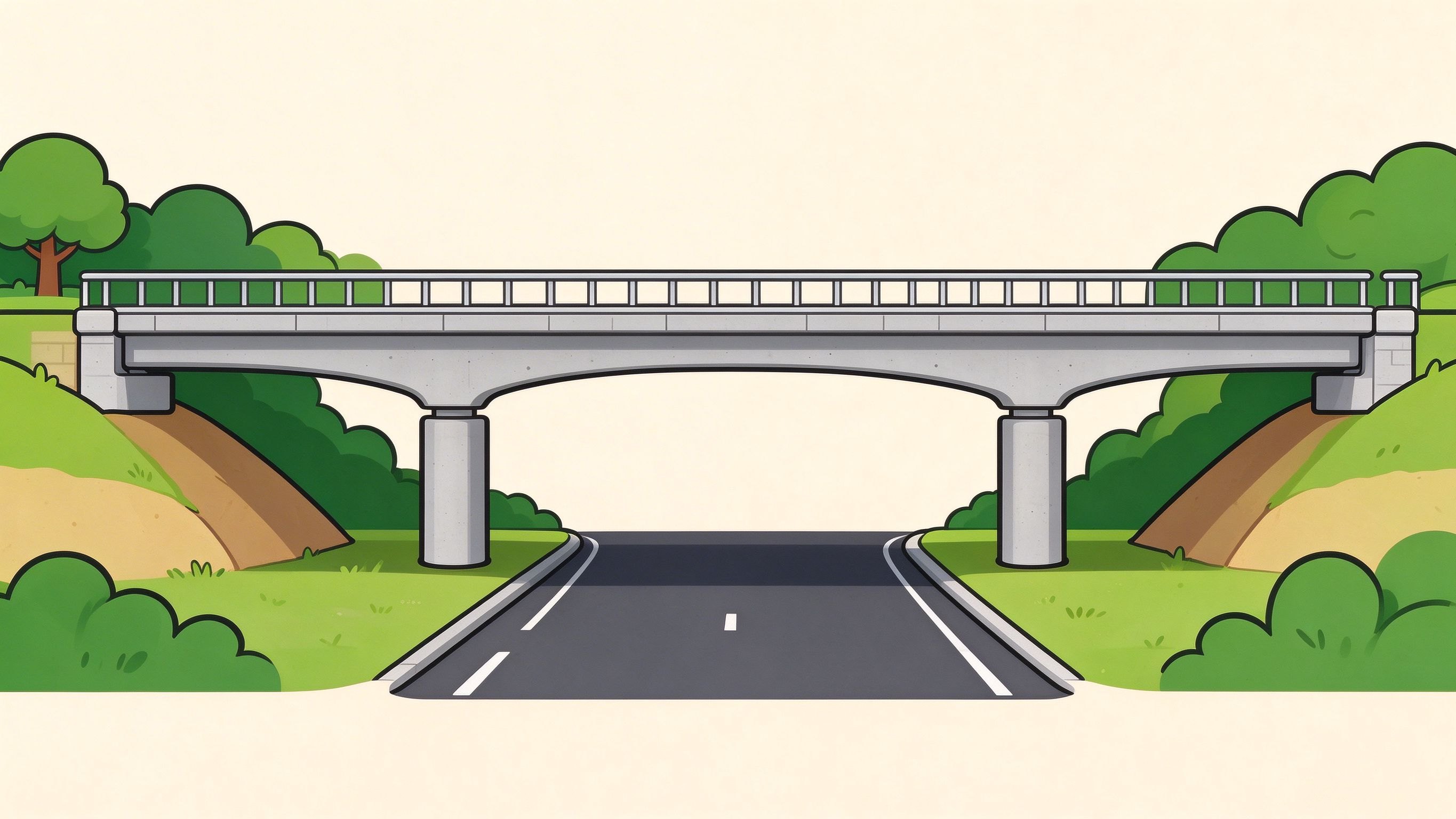 Beam bridge annotated picture vocabulary with labeled objects