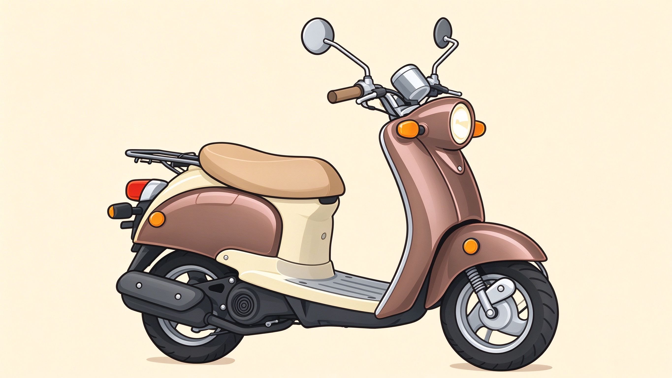 Motorcycle example 3 annotated picture vocabulary with labeled objects