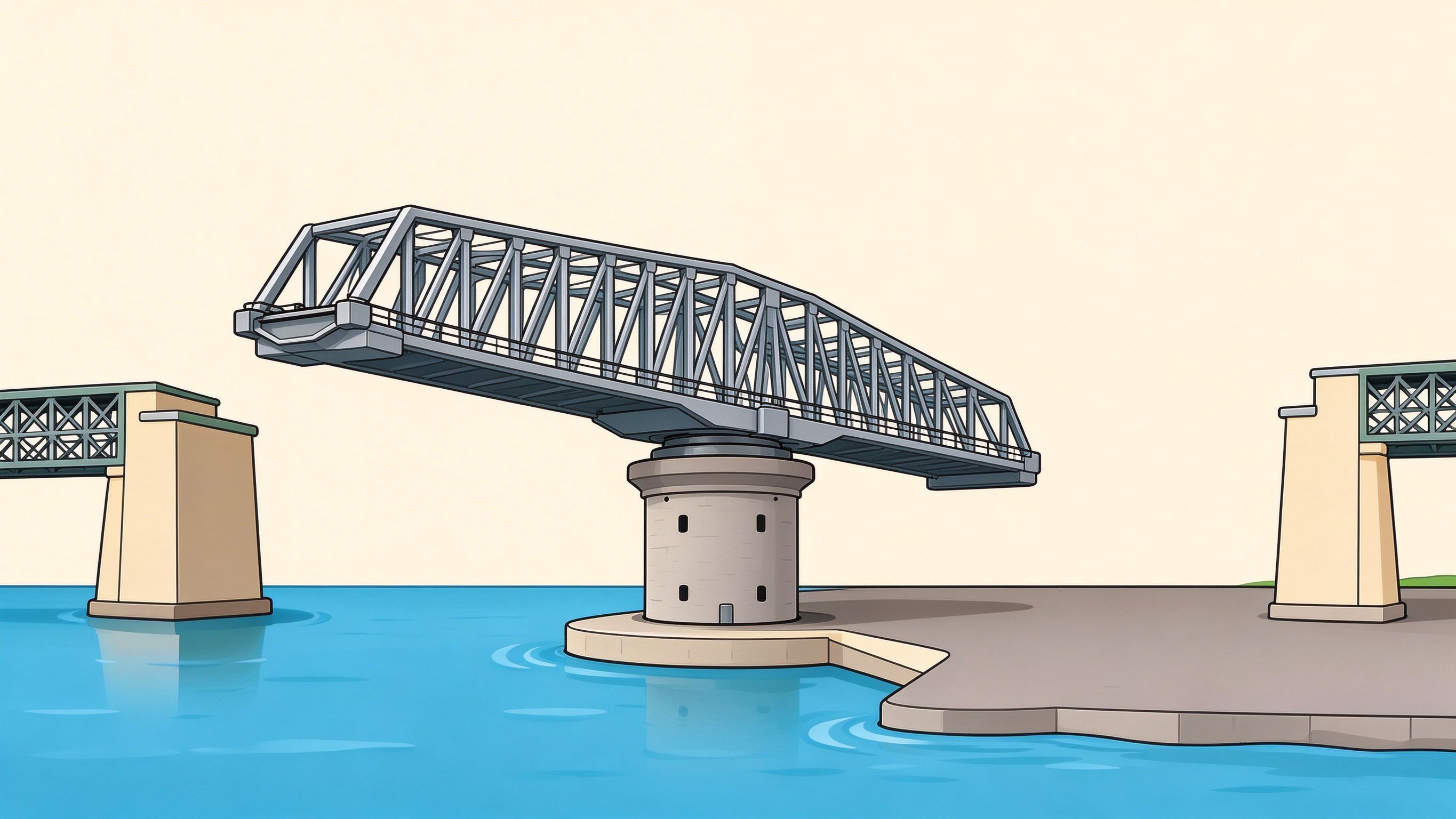 Swing bridge annotated picture vocabulary with labeled objects