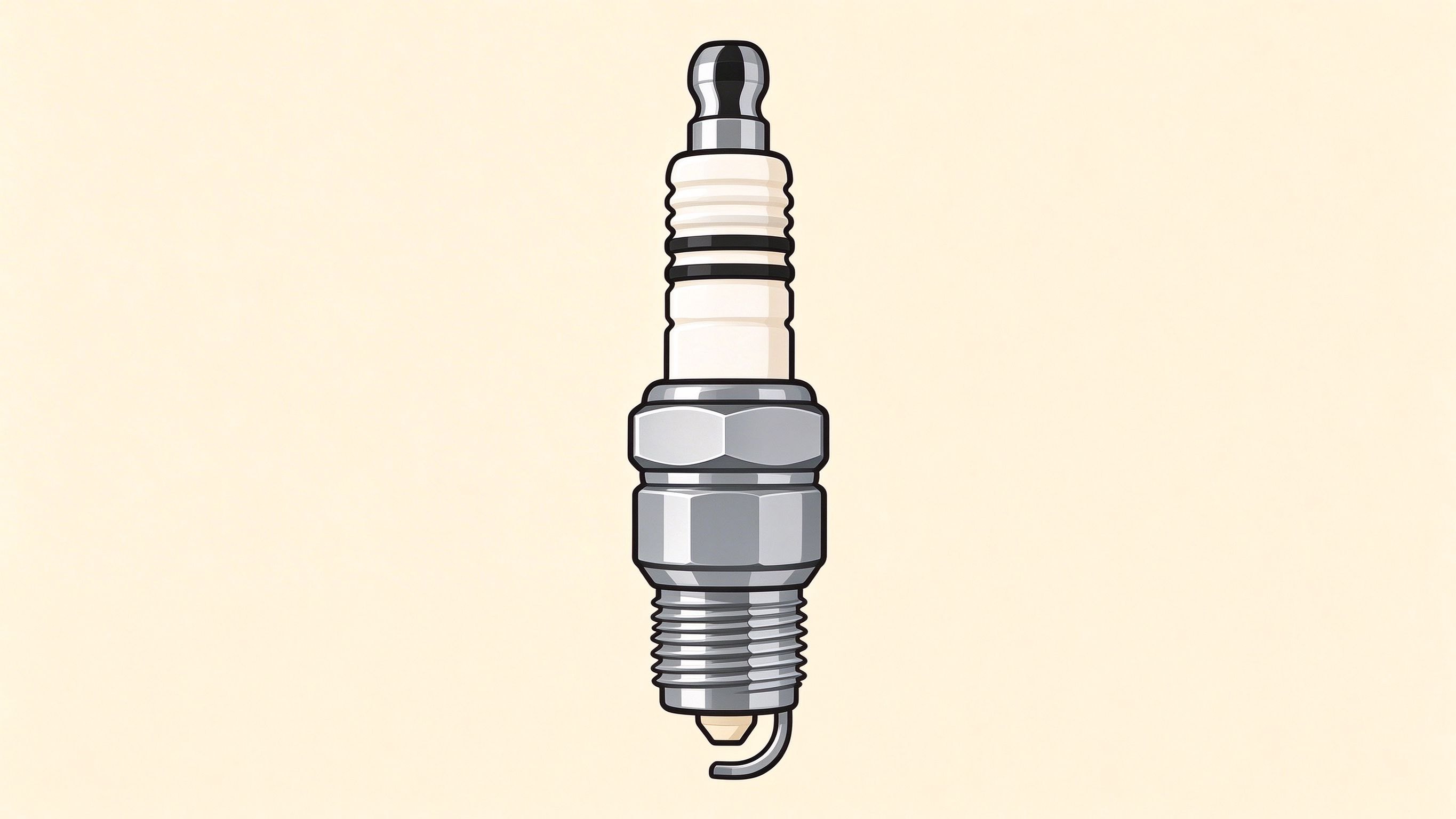 Spark plug annotated picture vocabulary with labeled objects