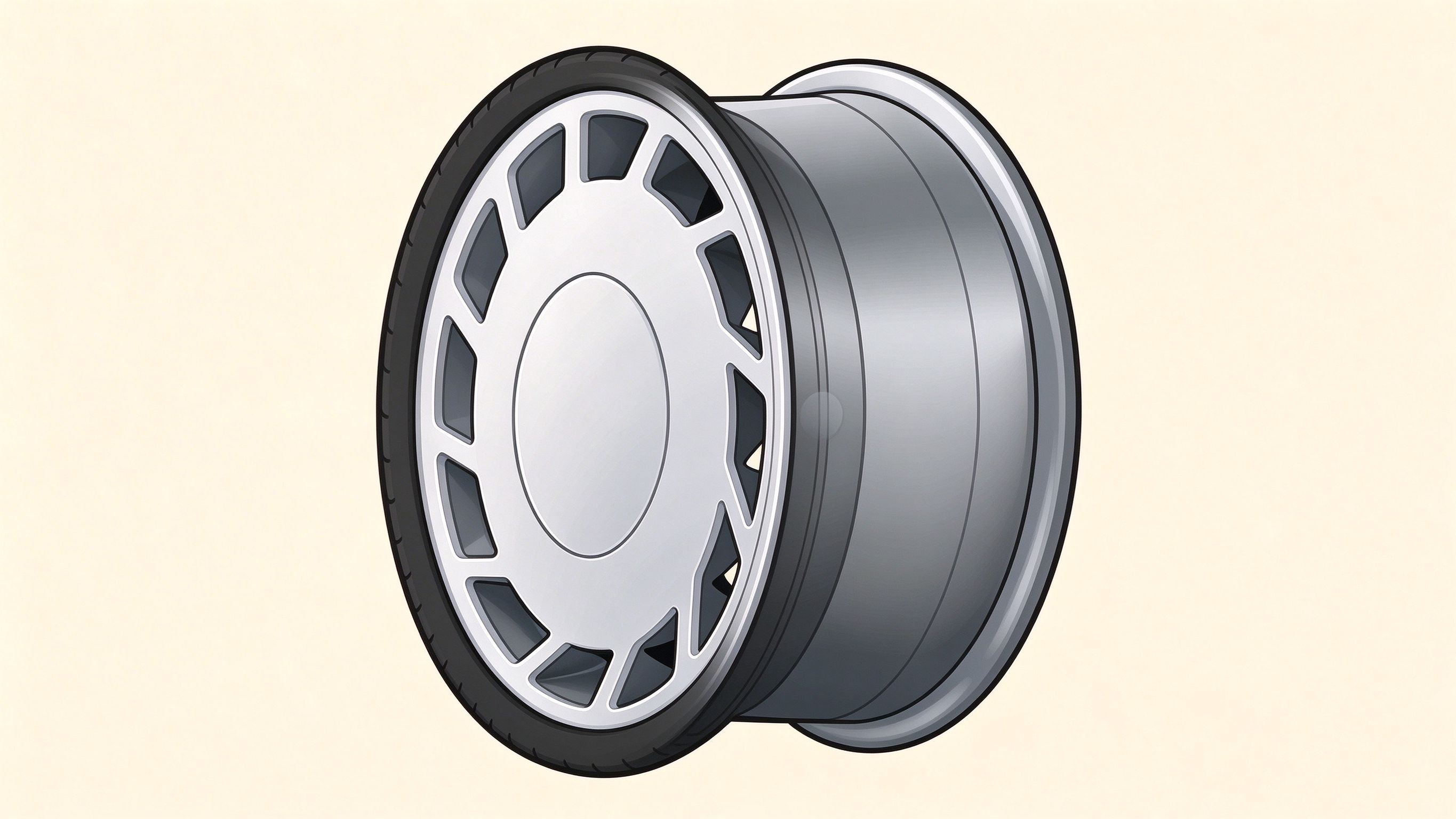 Wheel annotated picture vocabulary with labeled objects
