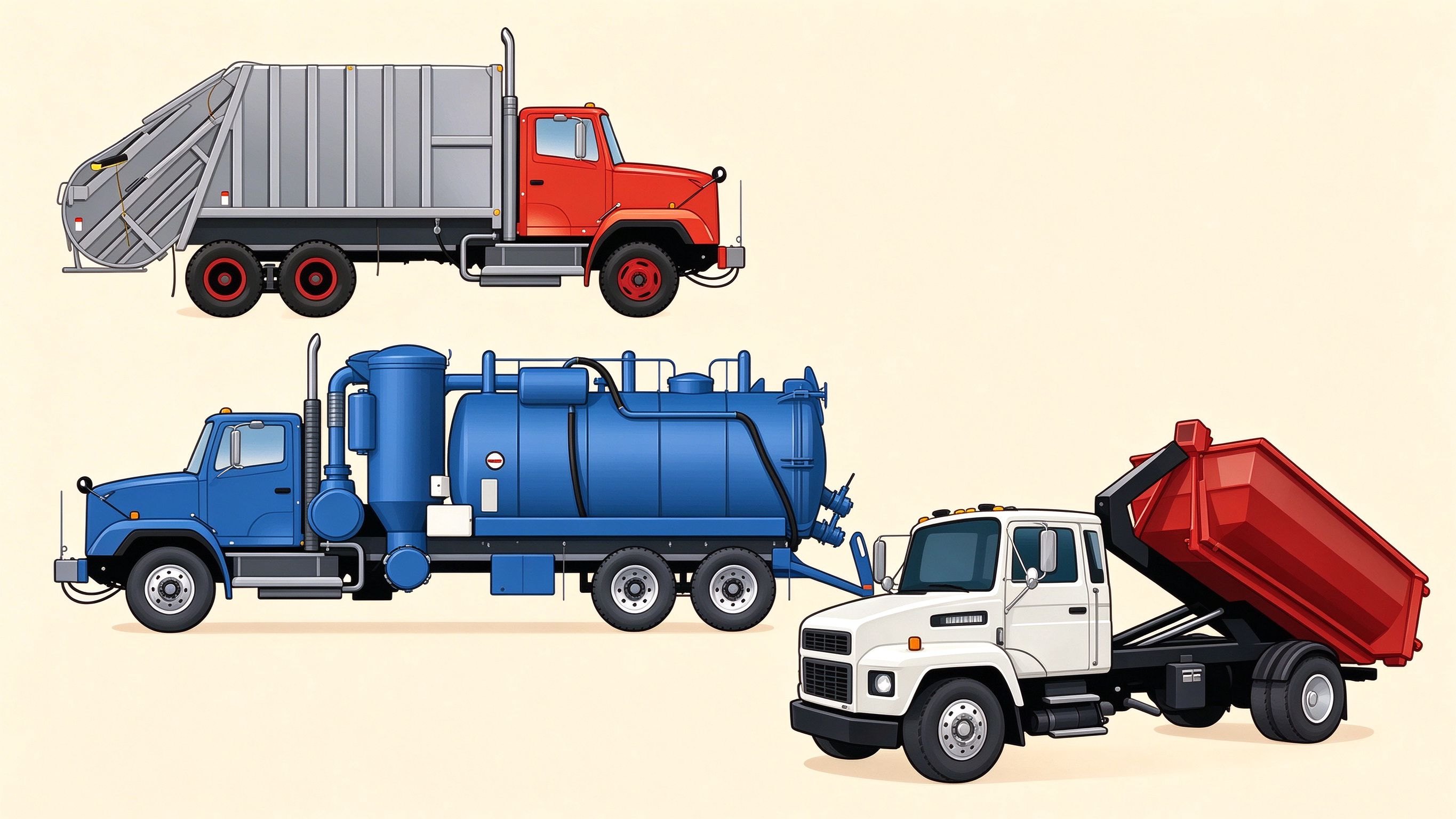 Truck example 2 annotated picture vocabulary with labeled objects