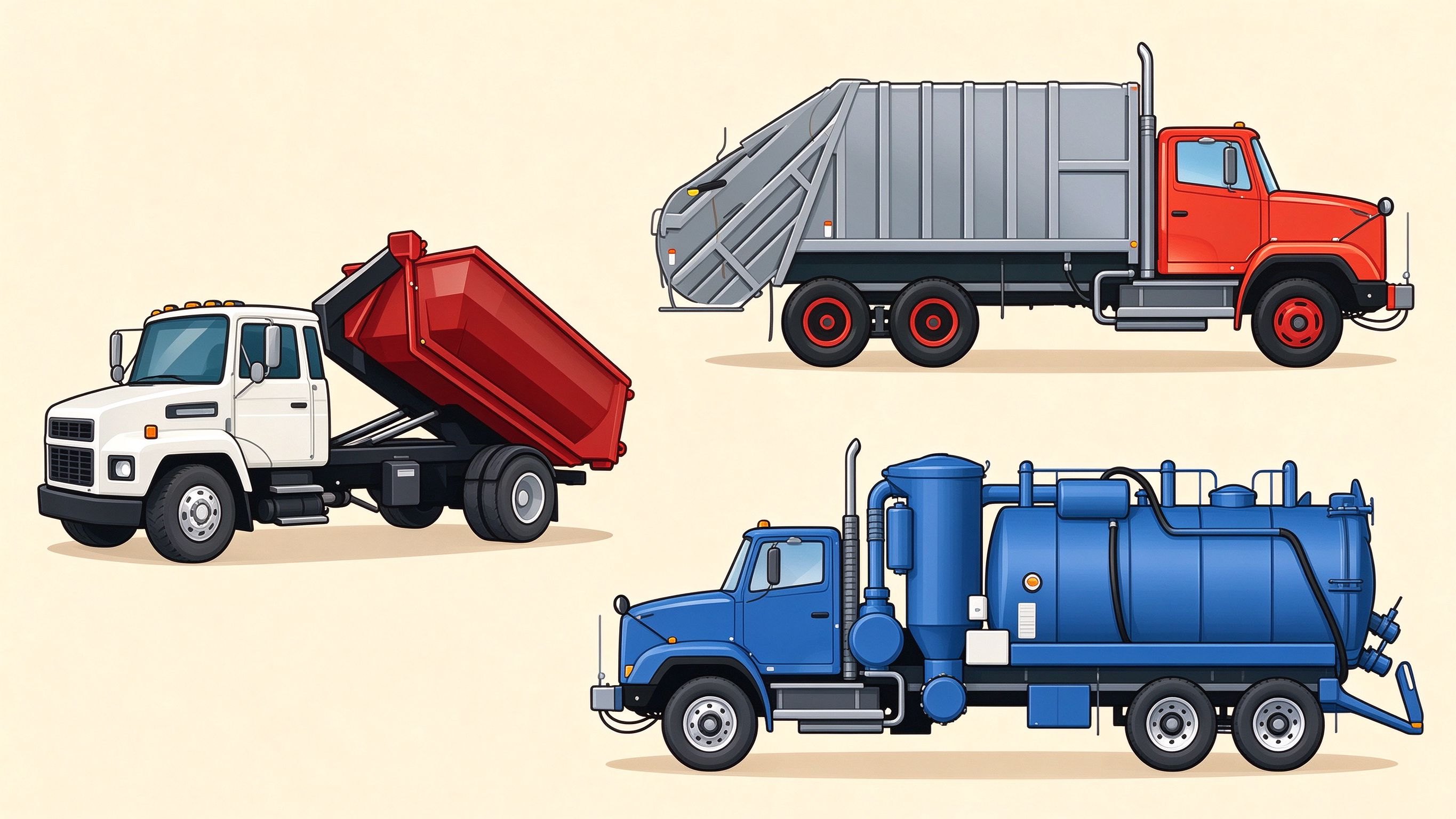 Truck example 2 annotated picture vocabulary with labeled objects